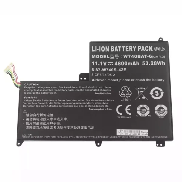 Pin Laptop CLEVO 3ICP7/34/95-2