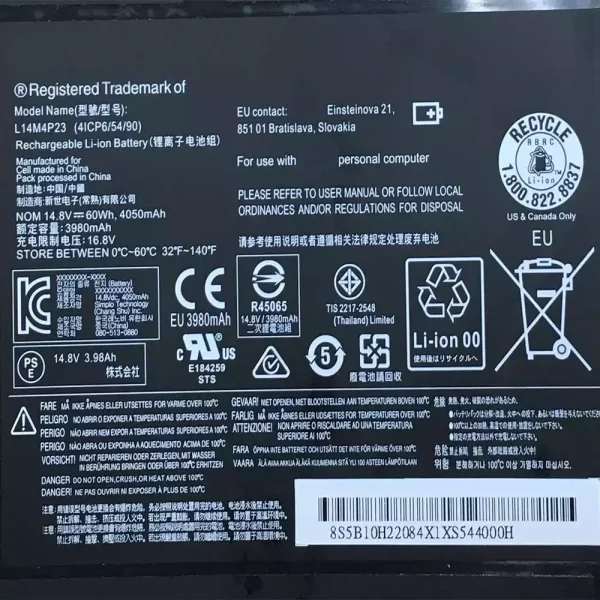 Pin Laptop LENOVO L14M4P23 - Hình ảnh 3