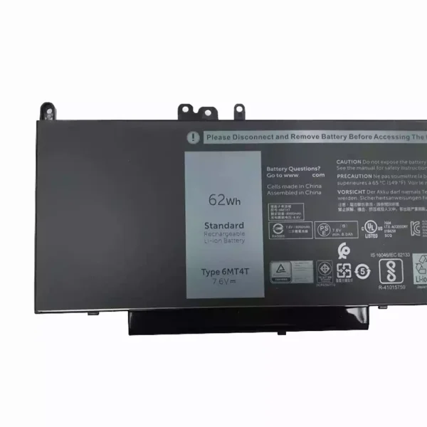 Pin Laptop Dell 6MT4T - Hình ảnh 3