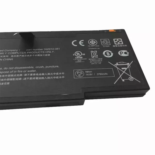 Pin Laptop HP RM08,Envy 14 - Hình ảnh 3