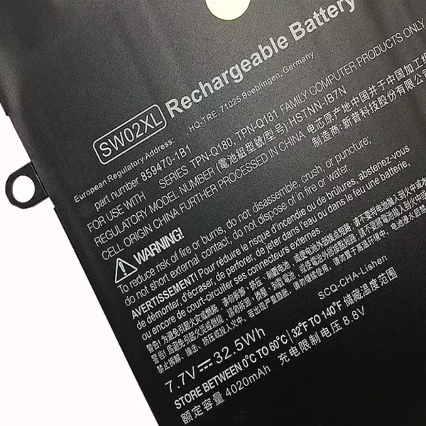 Pin Laptop HP x2 210 G2 - Hình ảnh 3