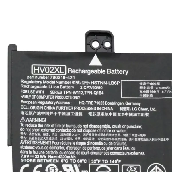 Pin Laptop HP TPN-Q164 - Hình ảnh 3