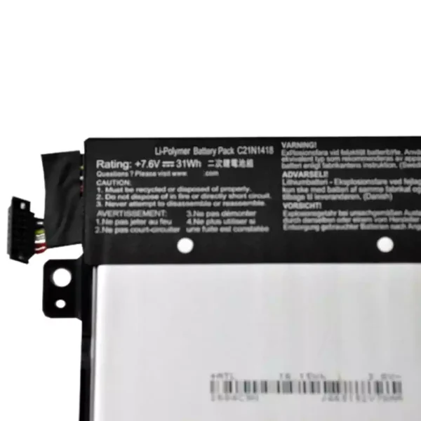 Pin Laptop ASUS C21N1418 - Hình ảnh 3