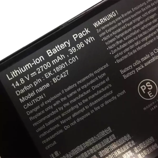Pin Laptop MSI BC427 - Hình ảnh 3