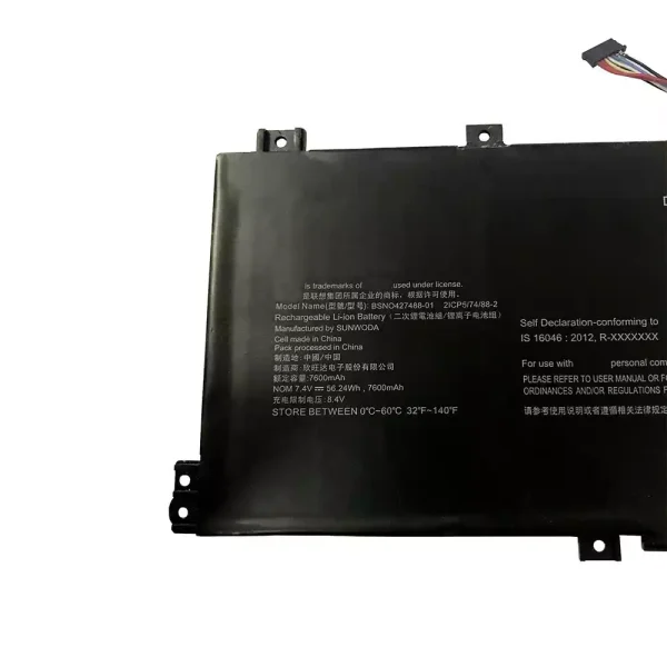 Pin Laptop LENOVO BSNO427488-01，BSN0427488-01 - Hình ảnh 3