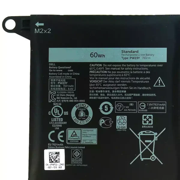 Pin Laptop DELL PW23Y - Hình ảnh 3