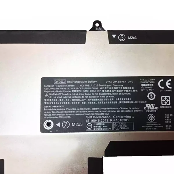 Pin Laptop HP OY06XL - Hình ảnh 3