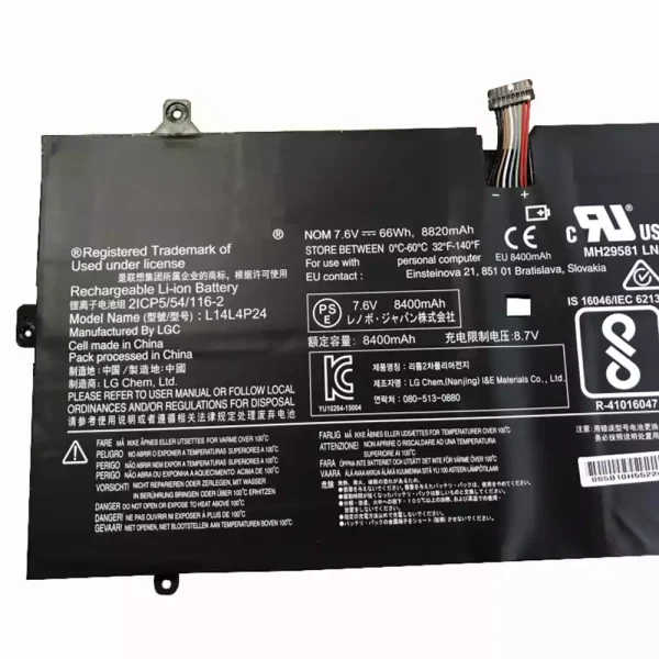Pin Laptop LENOVO Yoga 900-13ISK - Hình ảnh 3