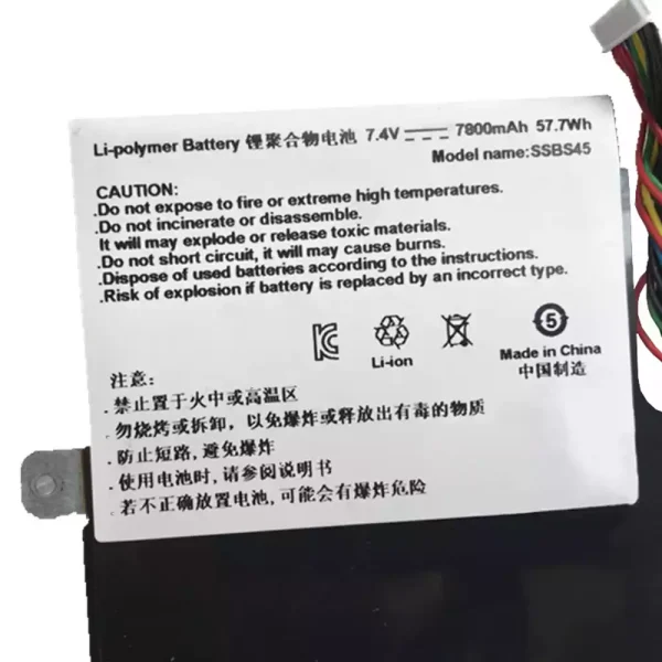 Pin Laptop Hasee SSBS45 - Hình ảnh 3