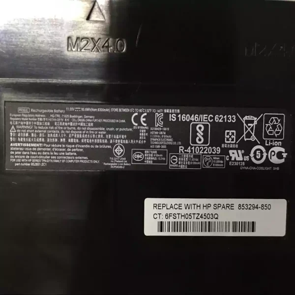Pin Laptop HP OMEN 17-204TX - Hình ảnh 3