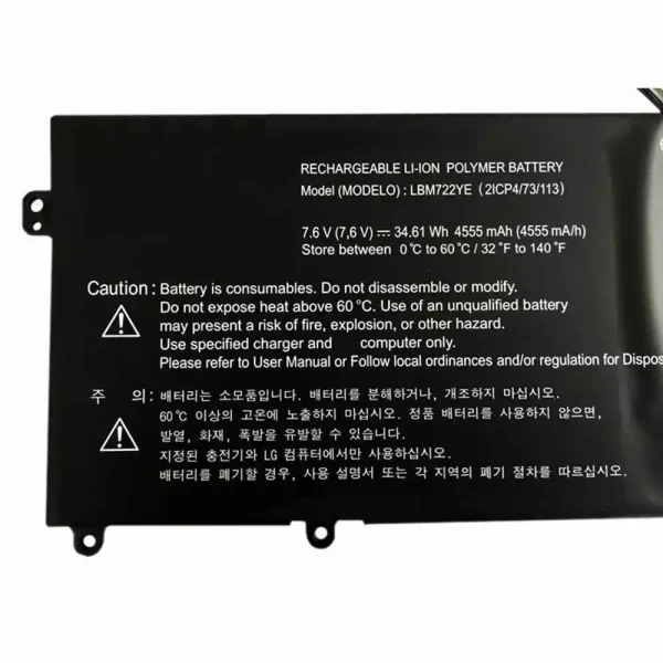 Pin Laptop LG 14ZD960-GX5GK - Hình ảnh 2