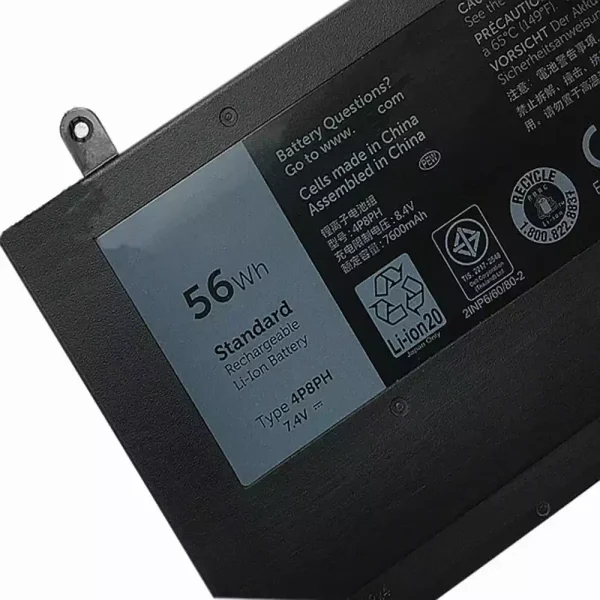 Pin Laptop DELL 4P8PH - Hình ảnh 3