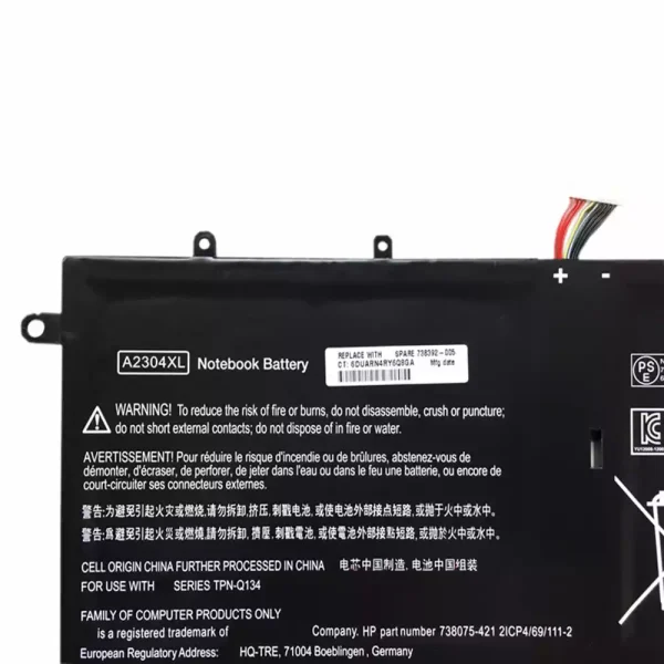 Pin Laptop HP TPN-Q134 - Hình ảnh 3