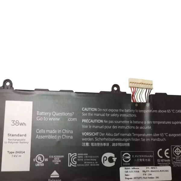 Pin Laptop DELL 2H2G4 - Hình ảnh 3
