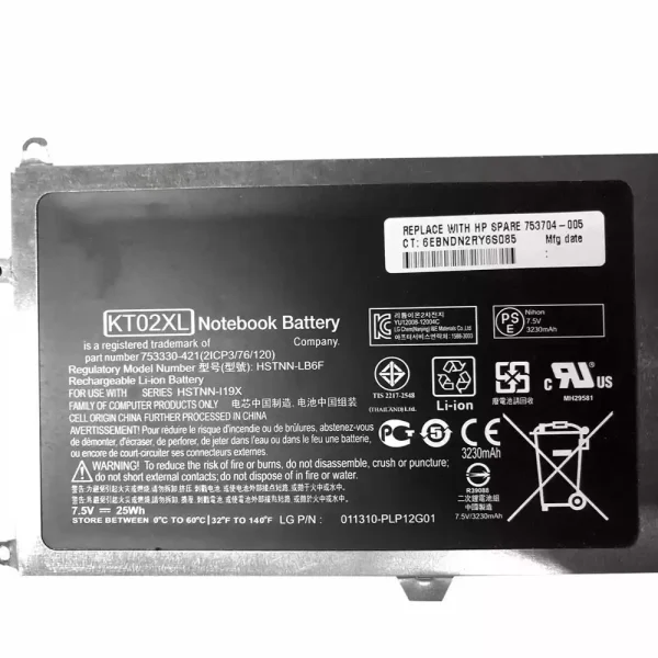 Pin Laptop HP KT02XL - Hình ảnh 3