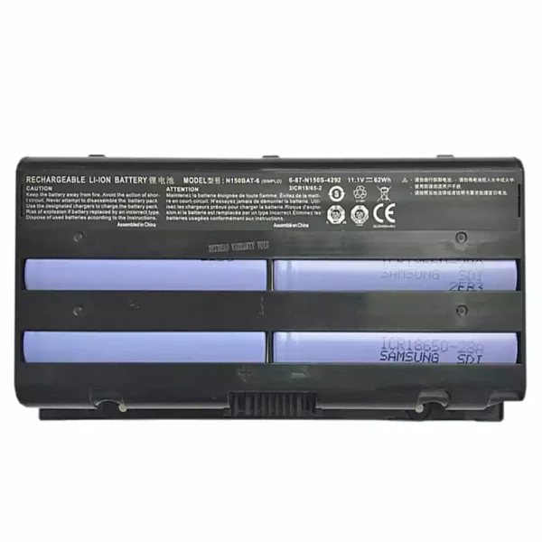 Pin Laptop CLEVO 6-87-N150S-4292，6-87-N150S-4U92