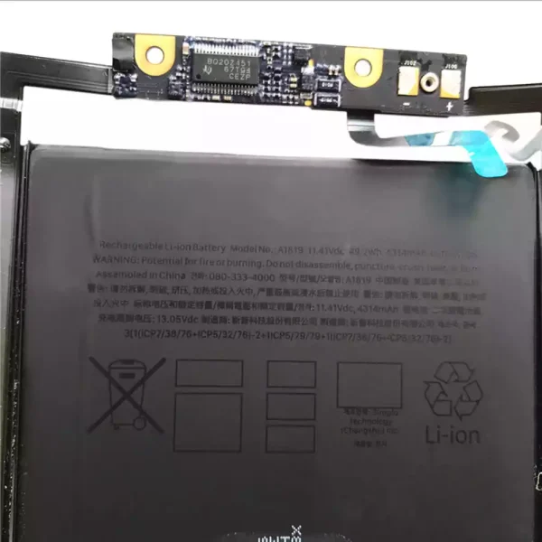Pin Laptop MacBook A1819 - Hình ảnh 3