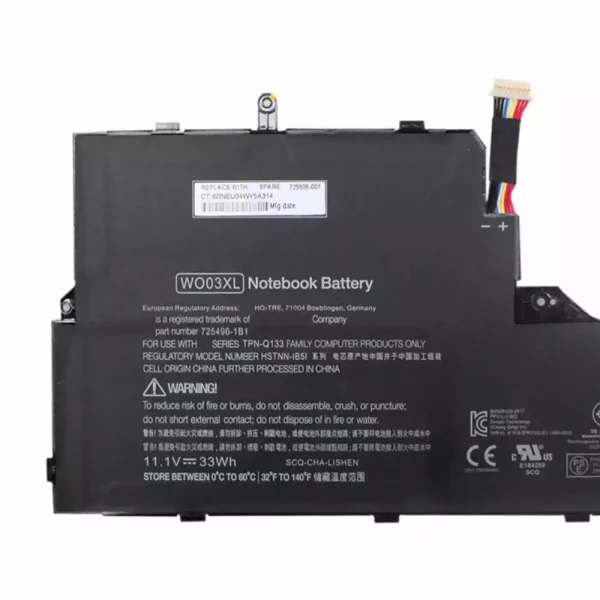 Pin Laptop HP WO03XL - Hình ảnh 3