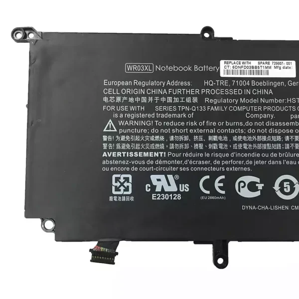 Pin Laptop HP WR03XL - Hình ảnh 3