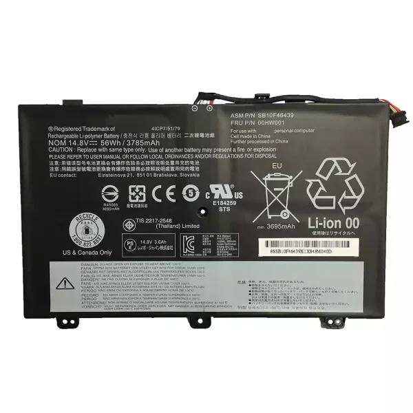 Pin Laptop LENOVO ThinkPad S3 Yoga 14