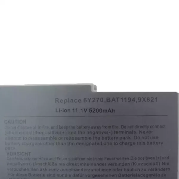 Pin Laptop DELL 6Y270,BAT1194 - Hình ảnh 3