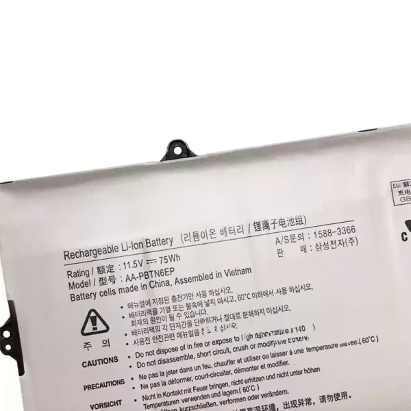 Pin Laptop SAMSUNG NP900X5T - Hình ảnh 3