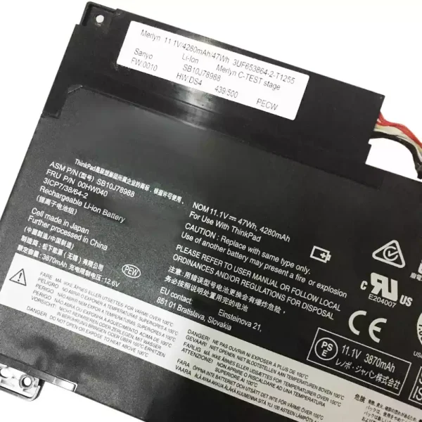 Pin Laptop LENOVO Thinkpad E560P,Thinkpad S5 - Hình ảnh 3