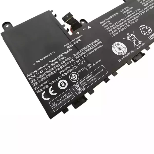 Pin Laptop Lenovo L17L3P54,01AV486,SB10K97630 - Hình ảnh 3