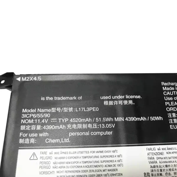 Pin Laptop LENOVO Yoga 730-15IKB - Hình ảnh 3