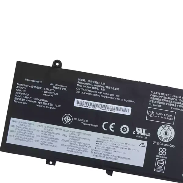 Pin Laptop LENOVO ThinkPad T480s - Hình ảnh 3