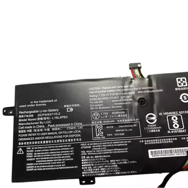 Pin Laptop LENOVO L16L4PB3,L16C4PB3 - Hình ảnh 3