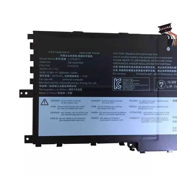 Pin Laptop LENOVO ThinkPad Yoga 2018 - Hình ảnh 3