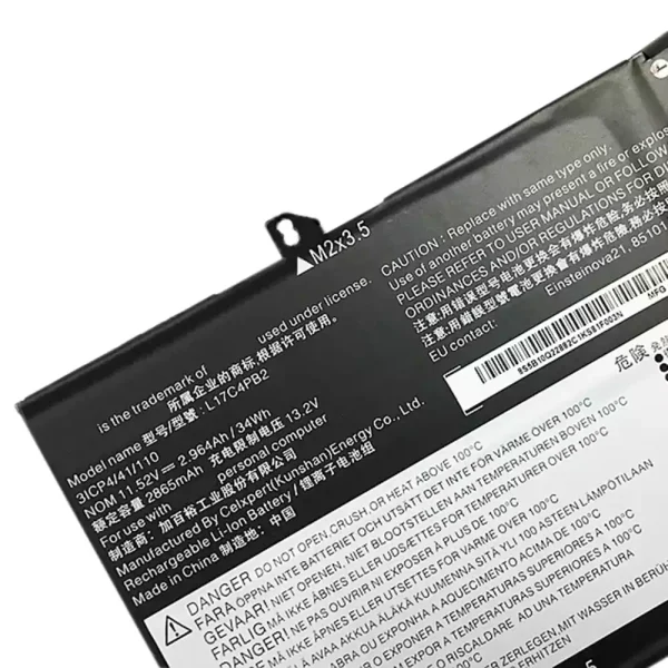 Pin Laptop LENOVO L17C4PB2,L17M4PB2 - Hình ảnh 3
