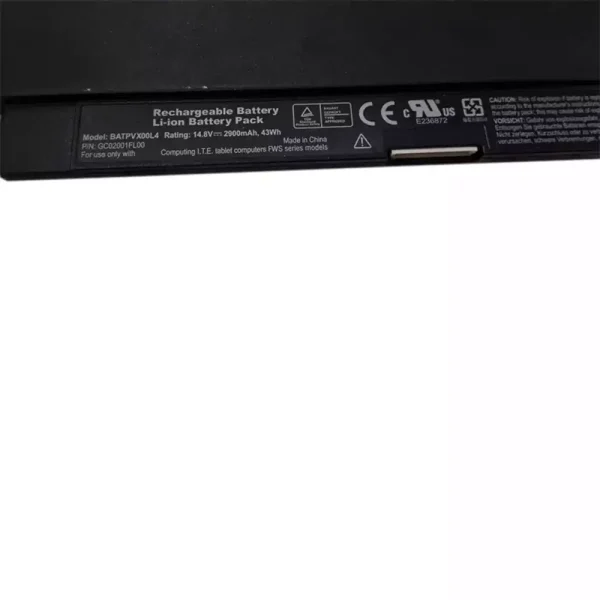 Pin Laptop Motion CL900,CL910 - Hình ảnh 3