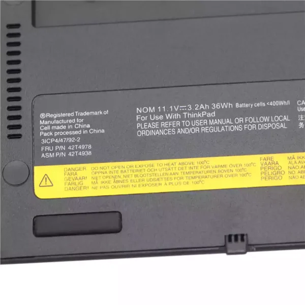 Pin Laptop LENOVO Thinkpad X1,0A36279 - Hình ảnh 3