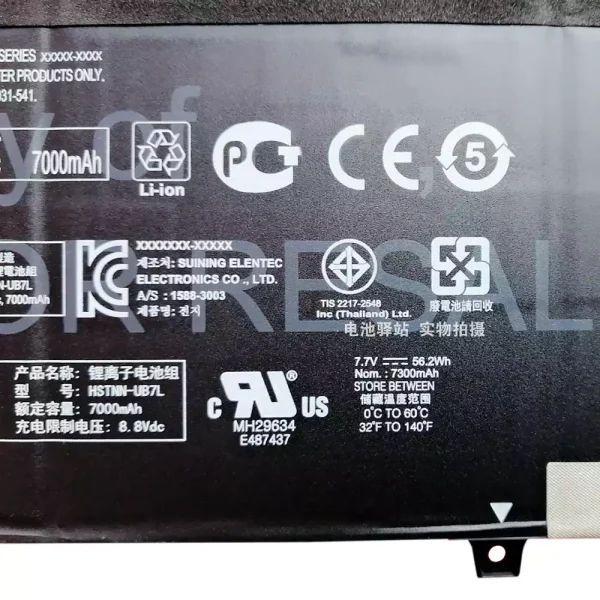 Pin Laptop HP HSTNN-UB7L,L02031-541,L02478-855 - Hình ảnh 3