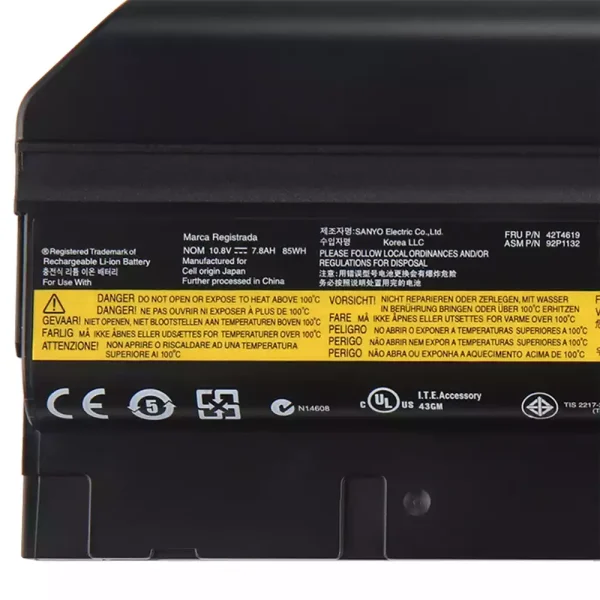 Pin Laptop LENOVO ThinkPad R60,ThinkPad R61,ThinkPad R61i,ThinkPad R61e,ThinkPad R61p - Hình ảnh 3