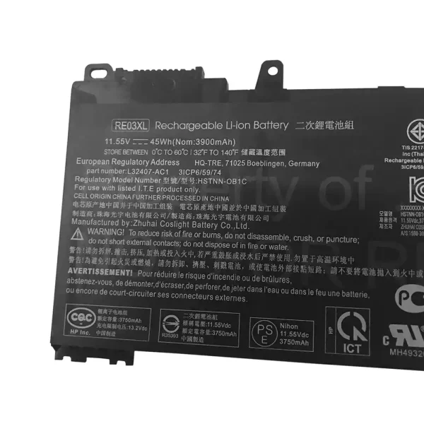 Pin Laptop HP RE03XL - Hình ảnh 3