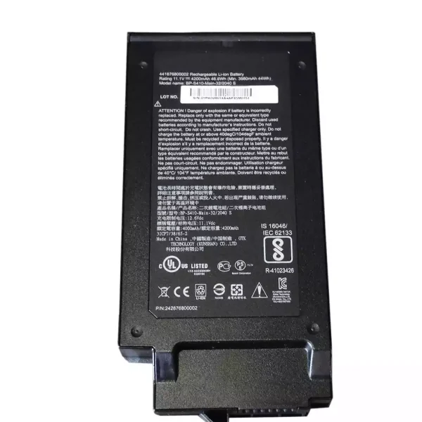 Pin Laptop GETAC S410,S410 Semi-Rugged
