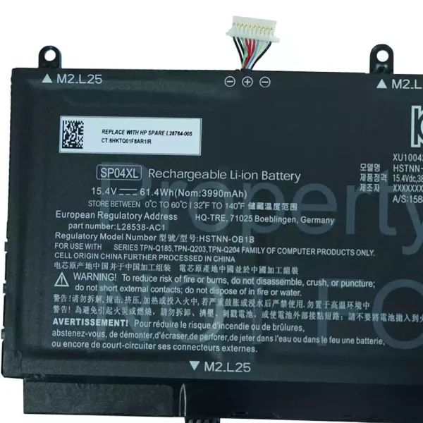 Pin Laptop HP SP04XL - Hình ảnh 3