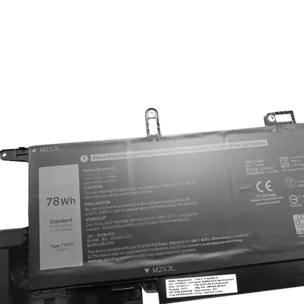 Pin Laptop DELL 7146W - Hình ảnh 2