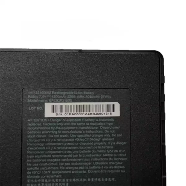 Pin Laptop Getac BP292P2100S - Hình ảnh 3