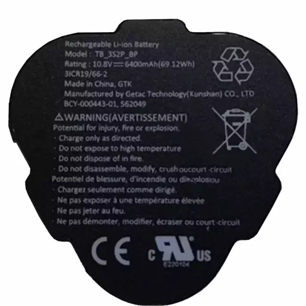 Pin Laptop Getac TB_3S2P_BP,BCY-000443-01 - Hình ảnh 2