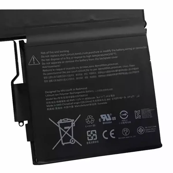 Pin Laptop Microsoft G3HTA001H - Hình ảnh 3