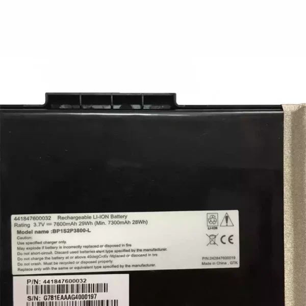Pin Laptop Getac Z710 - Hình ảnh 3