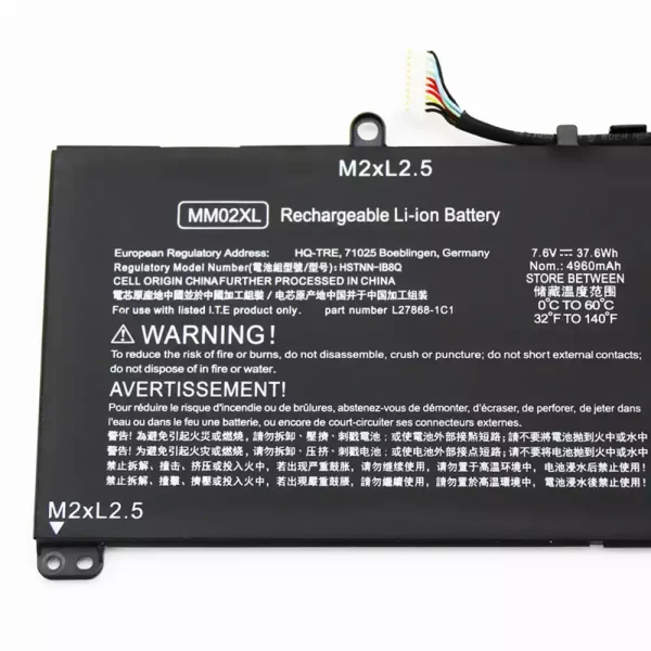 Pin Laptop HP MM02XL - Hình ảnh 3