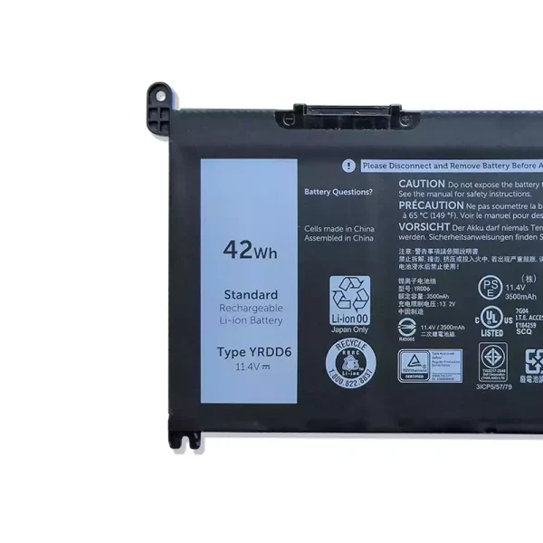 Pin Laptop DELL Inspiron 14 3400 5488 5480 5482 5485 5493 5584 5593 - Hình ảnh 3