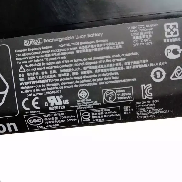 Pin Laptop HP SU06XL - Hình ảnh 3