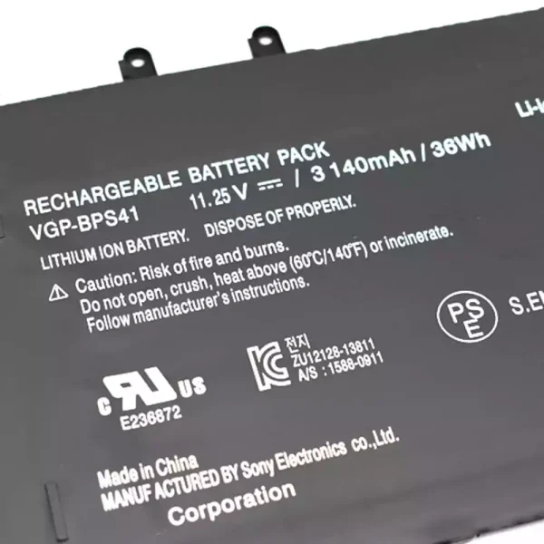 Pin Laptop SONY VGP-BPS41 - Hình ảnh 3