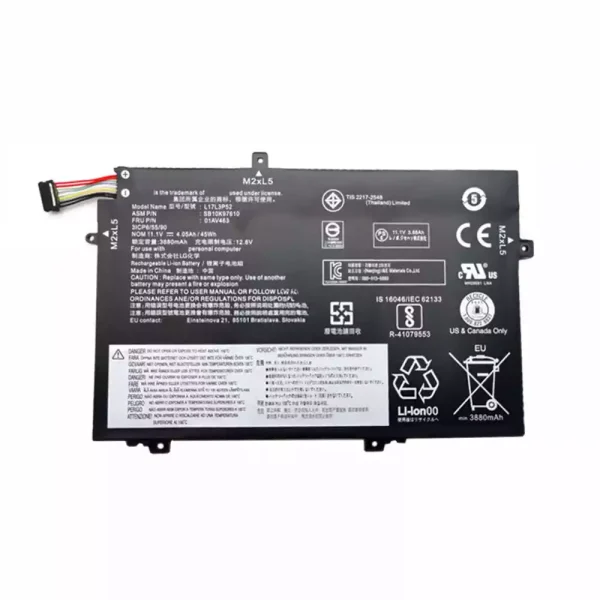 Pin Laptop LENOVO 01AV463,SB10K97610